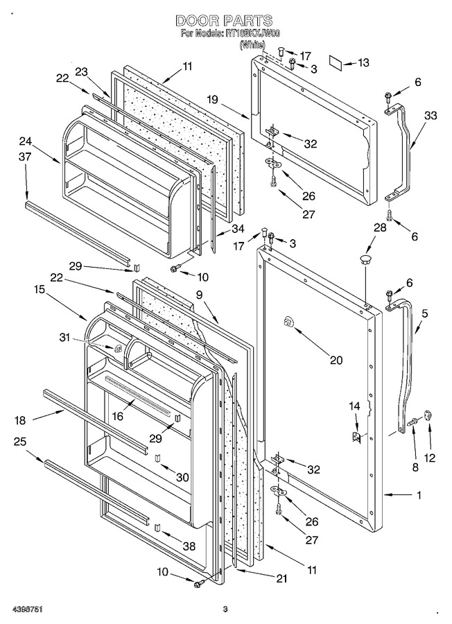 Diagram for RT18BKXJW00