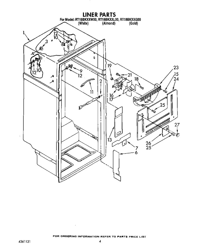 Diagram for RT18BKXXW00