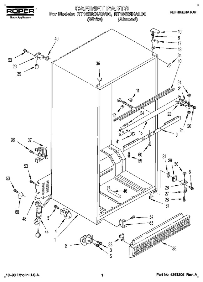 Diagram for RT18BMXAW00