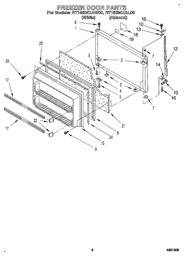 Diagram for RT18BMXAW00