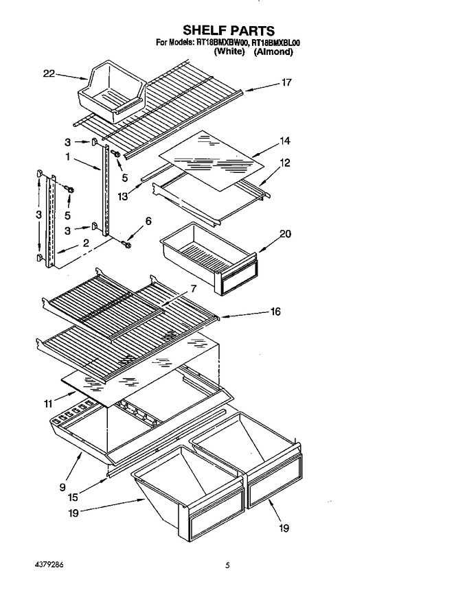 Diagram for RT18BMXBW00