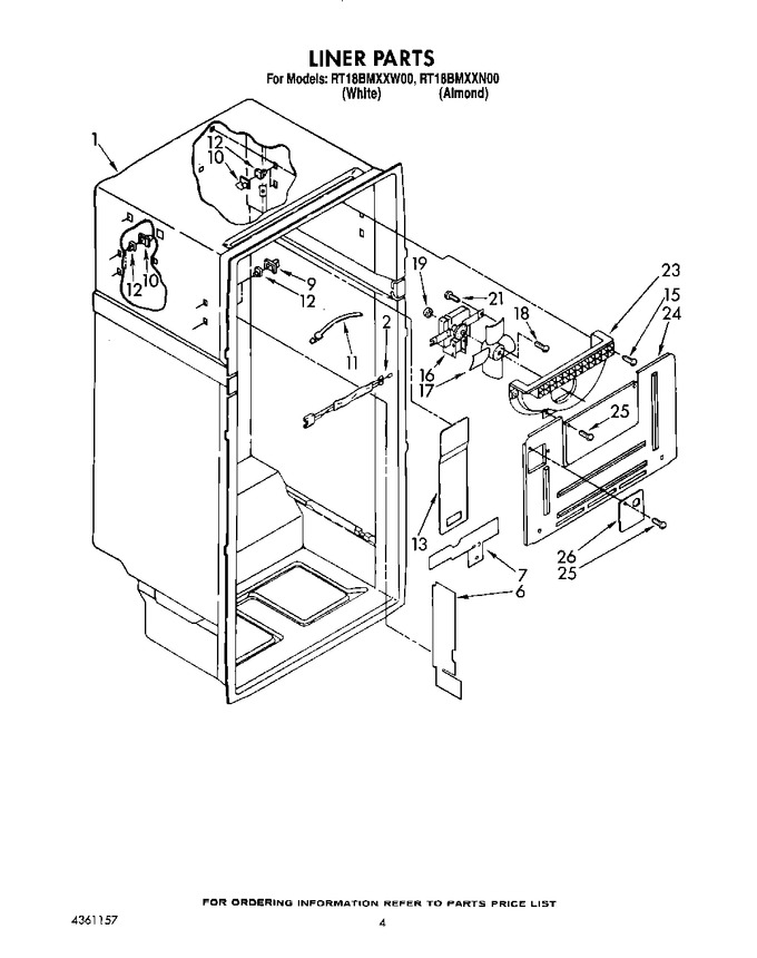 Diagram for RT18BMXXW00