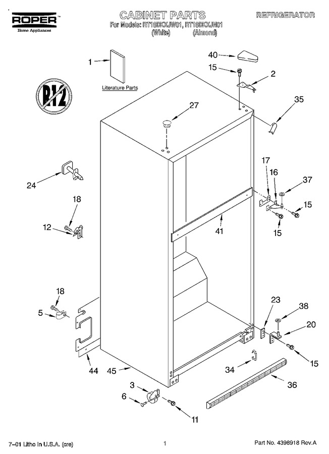 Diagram for RT18DKXJW01