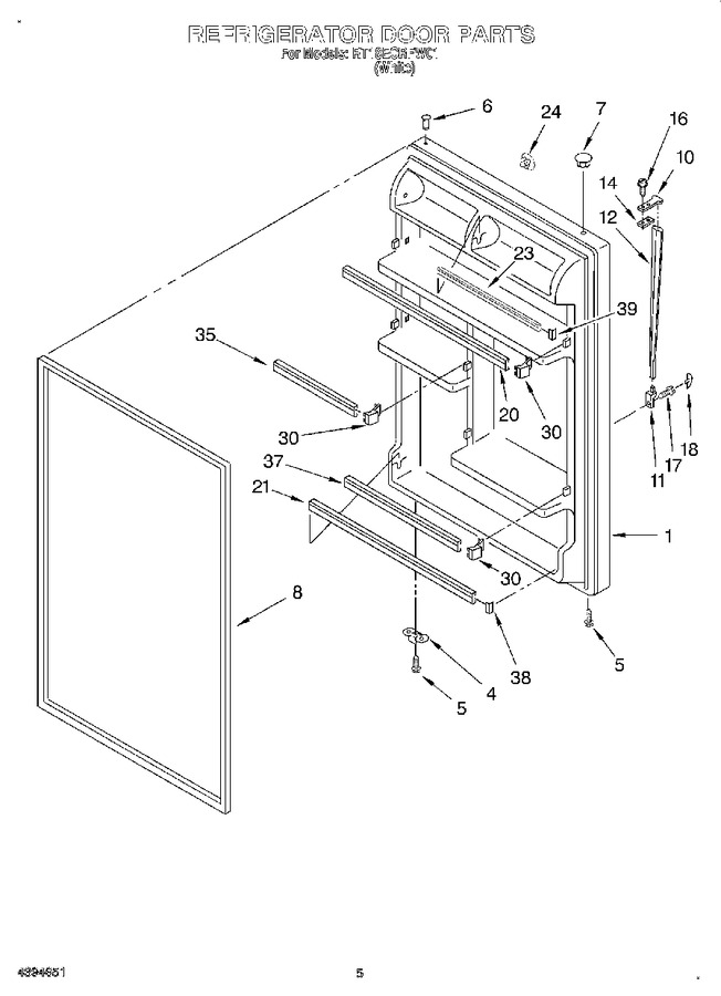 Diagram for RT18ECRFW01