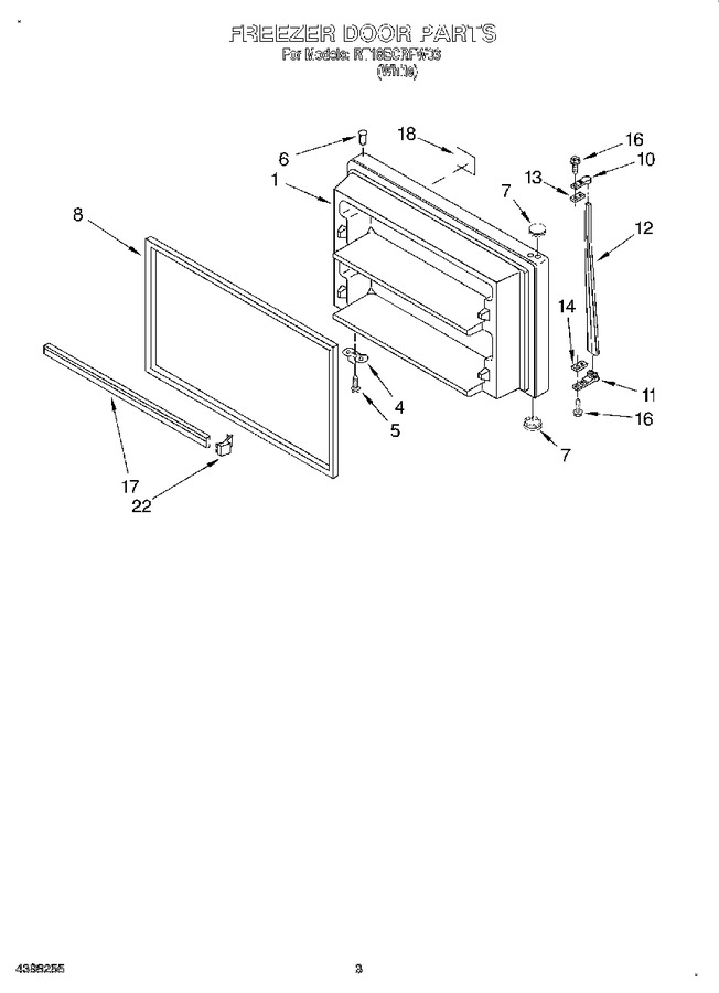 Diagram for RT18ECRFW03