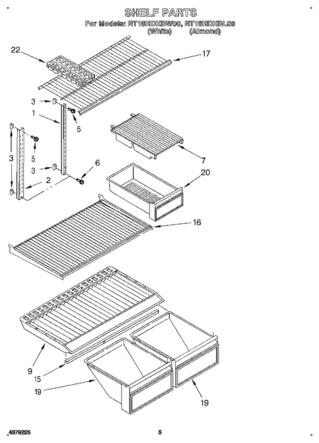 Diagram for RT18HDXBW00