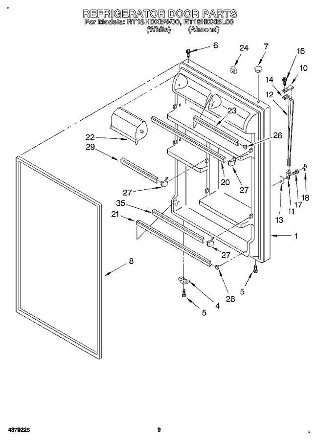 Diagram for RT18HDXBW00