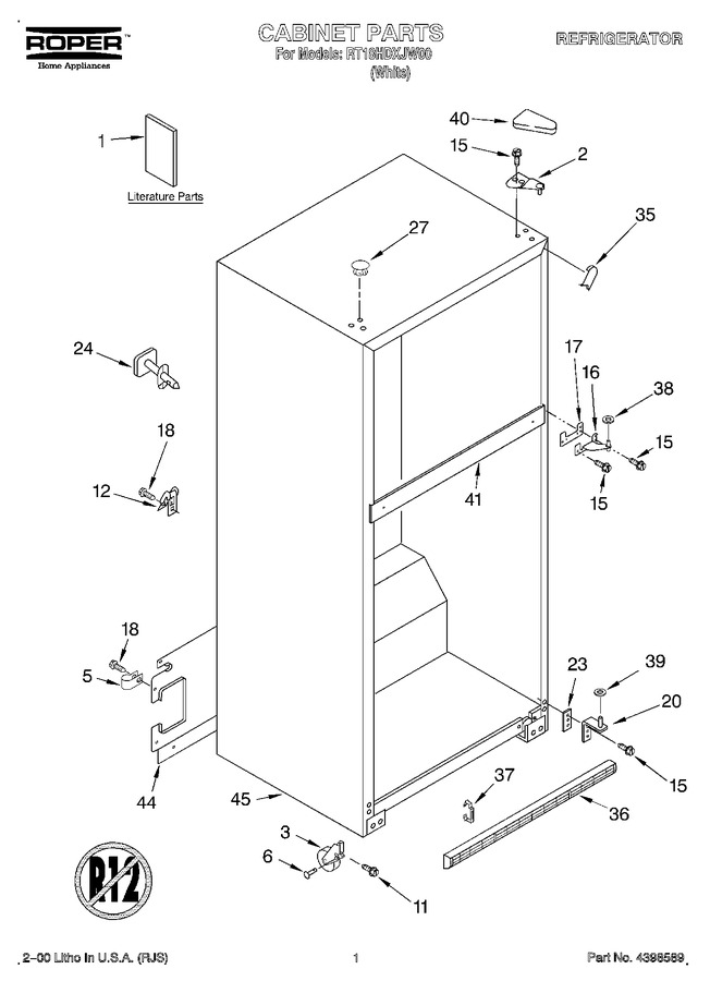 Diagram for RT18HDXJW00