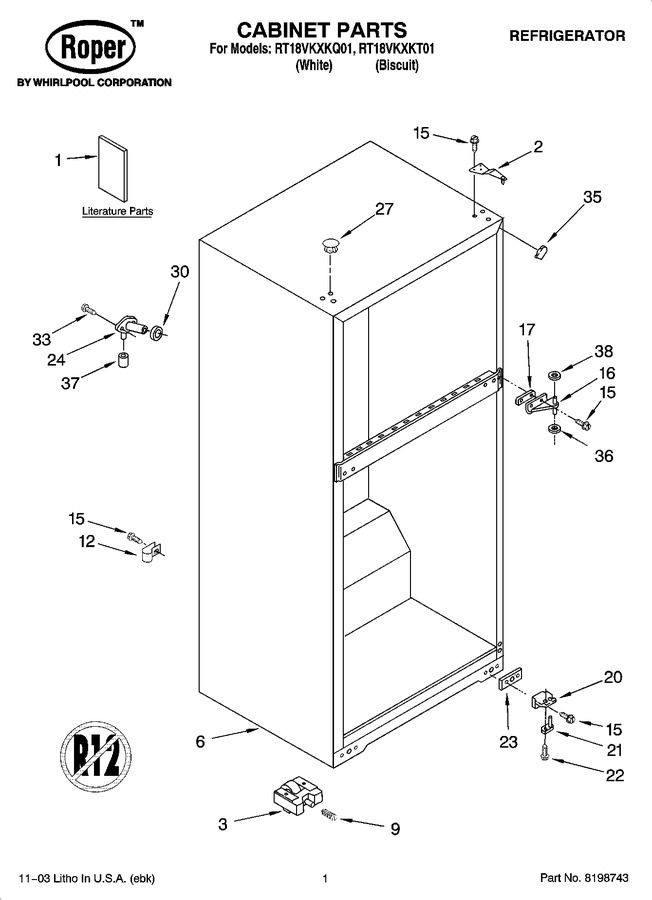Diagram for RT18VKXKQ01