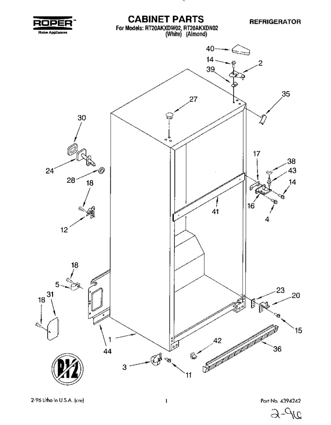 Diagram for RT20AKXDW02
