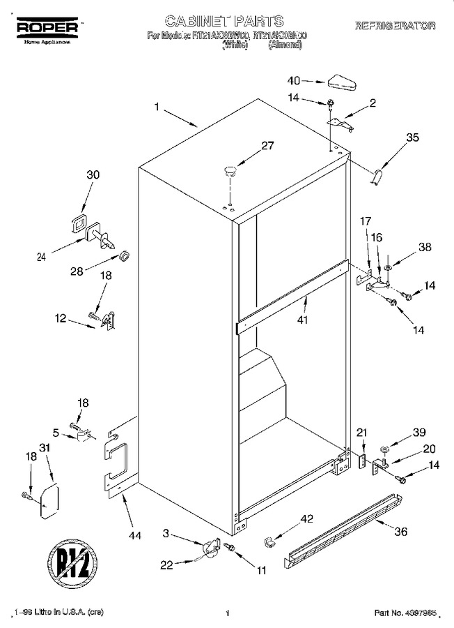 Diagram for RT21AKXGW00