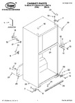 Diagram for 01 - Cabinet Parts