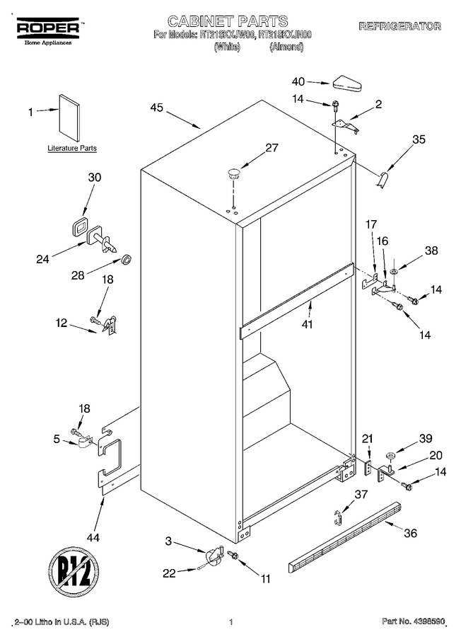 Diagram for RT21SKXJW00