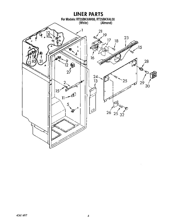 Diagram for RT25BKXAL00