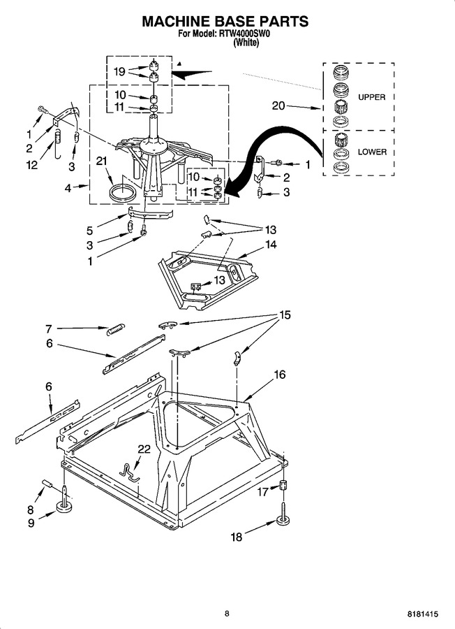 Diagram for RTW4000SW0