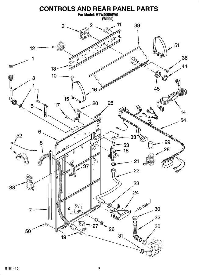 Diagram for RTW4000SW0