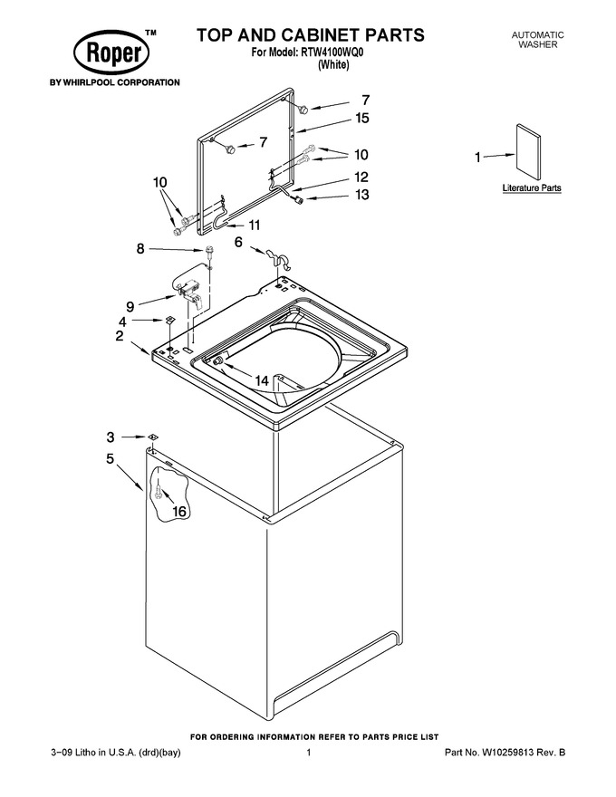 Diagram for RTW4100WQ0