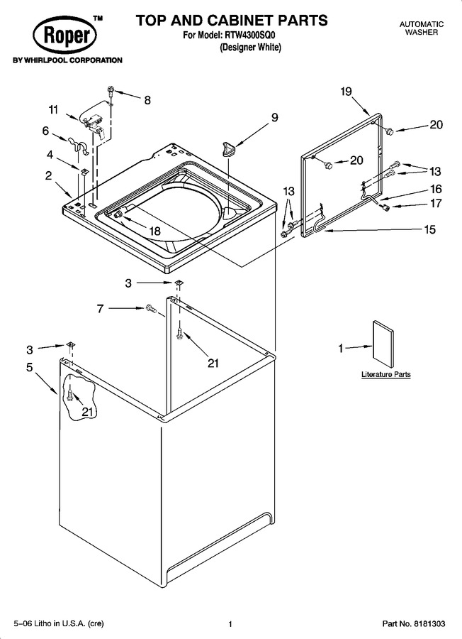 Diagram for RTW4300SQ0