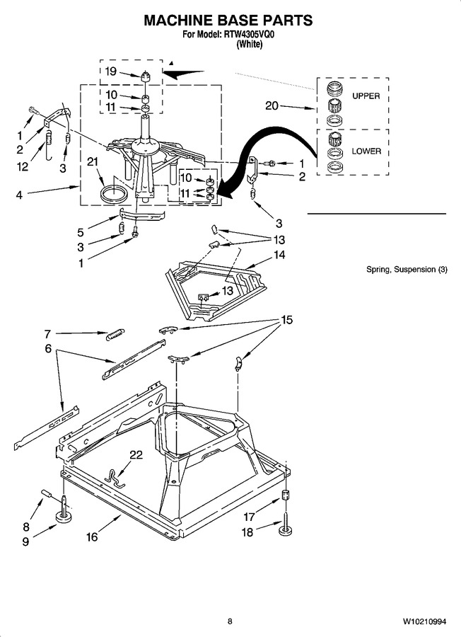 Diagram for RTW4305VQ0