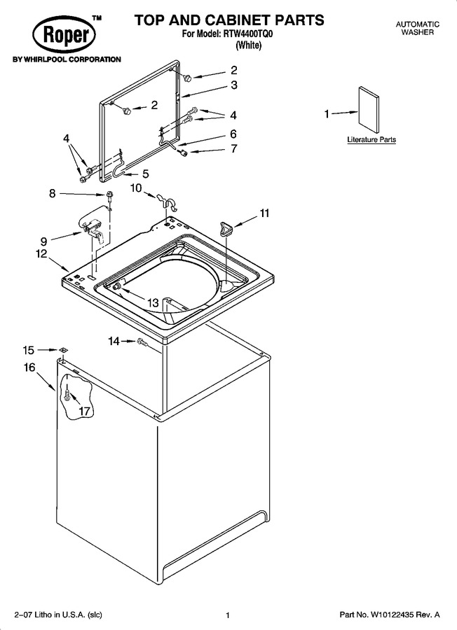 Diagram for RTW4400TQ0