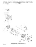 Diagram for 04 - Brake, Clutch, Gearcase, Motor And Pump Parts