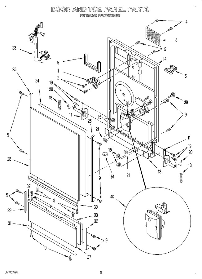 Diagram for RUD0800HB0