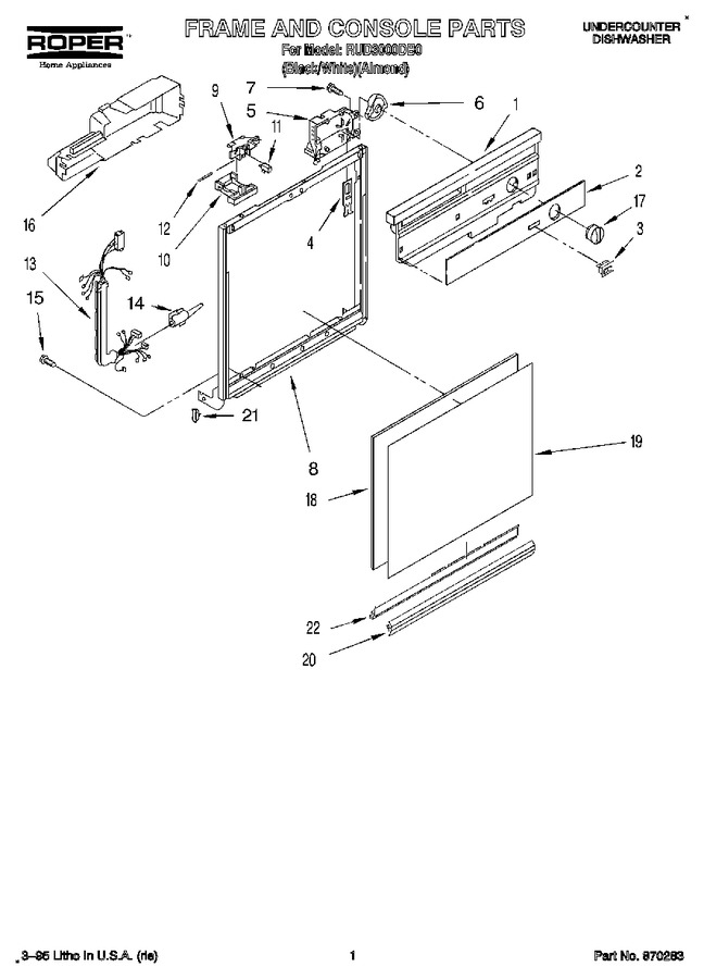 Diagram for RUD3000DB0