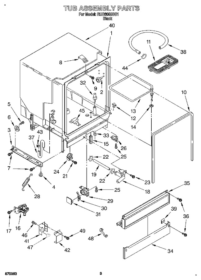 Diagram for RUD3000DB1