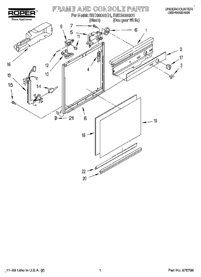 Diagram for RUD3000GQ1