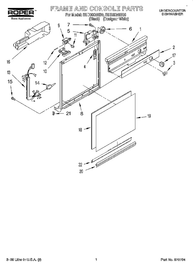 Diagram for RUD3000HB0