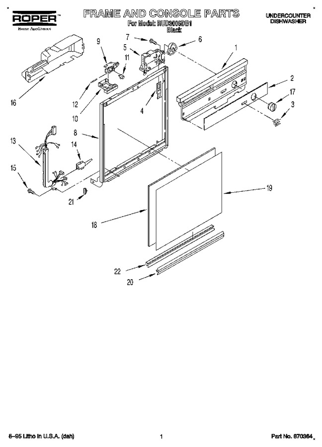 Diagram for RUD3006DB1