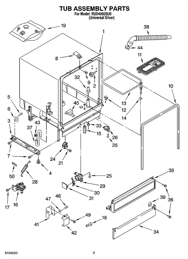 Diagram for RUD4000SU0
