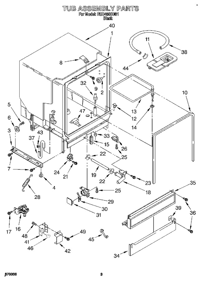 Diagram for RUD4500DB1
