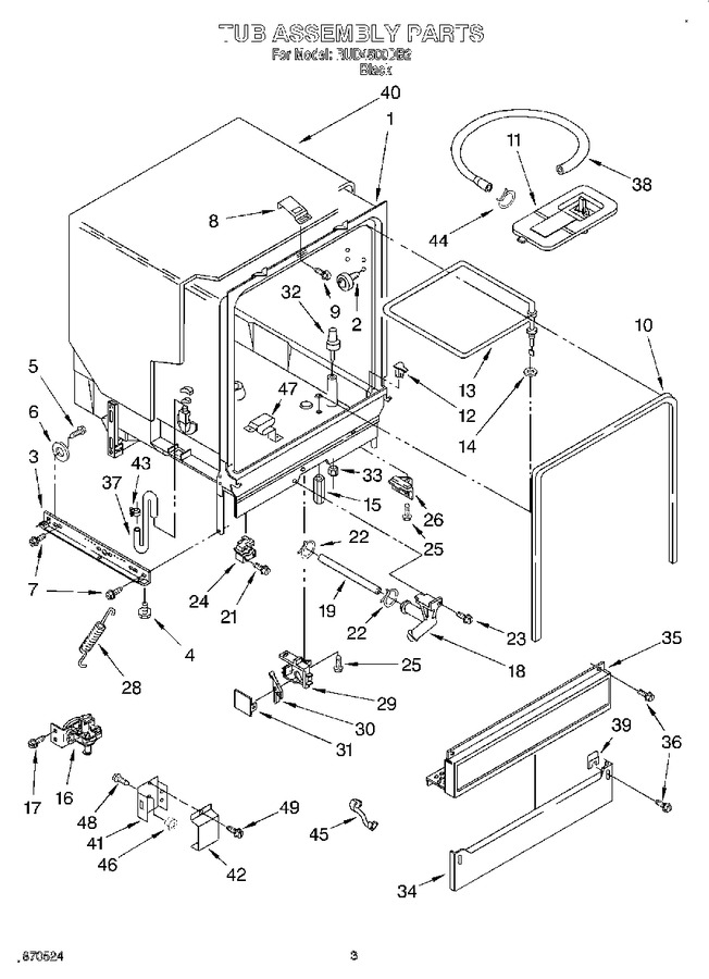 Diagram for RUD4500DB2