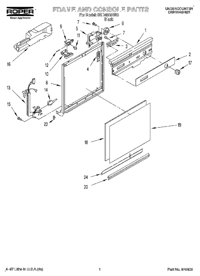 Diagram for RUD4500DB3