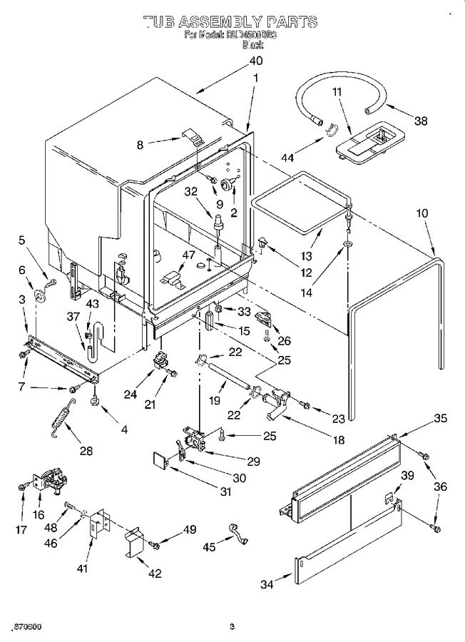 Diagram for RUD4500DB3
