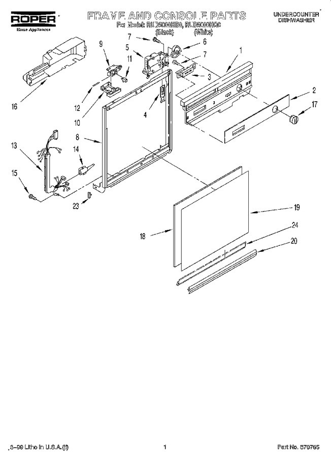 Diagram for RUD5000HB0