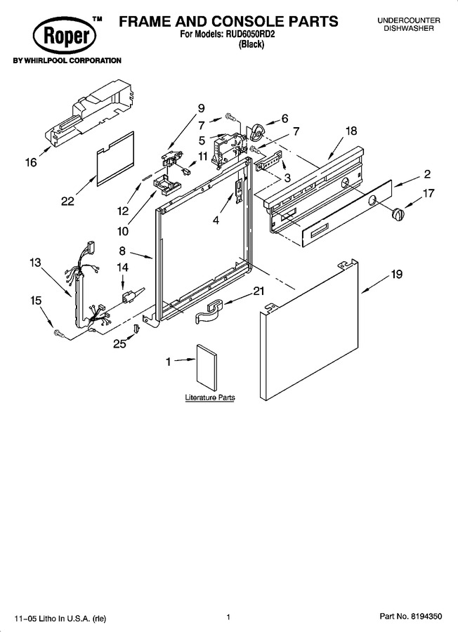 Diagram for RUD6050RD2