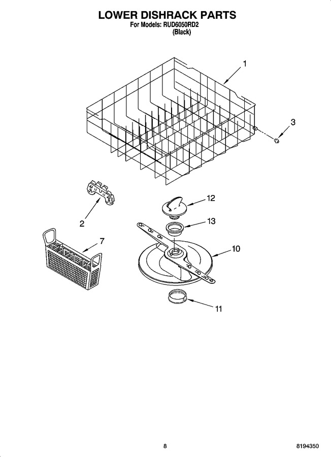 Diagram for RUD6050RD2