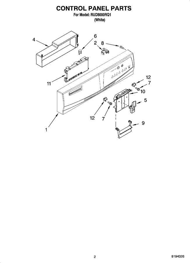 Diagram for RUD8000RQ1