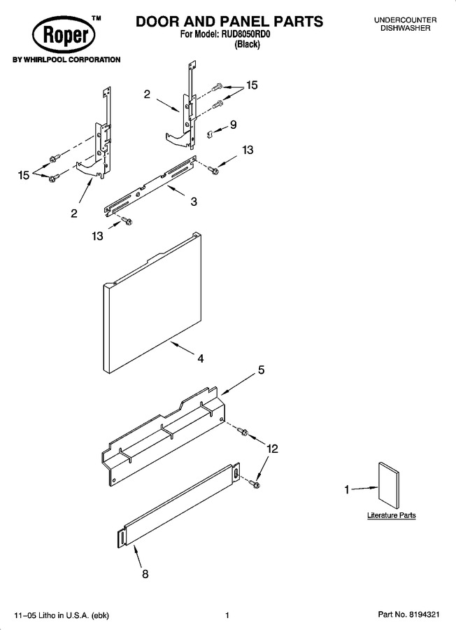 Diagram for RUD8050RD0