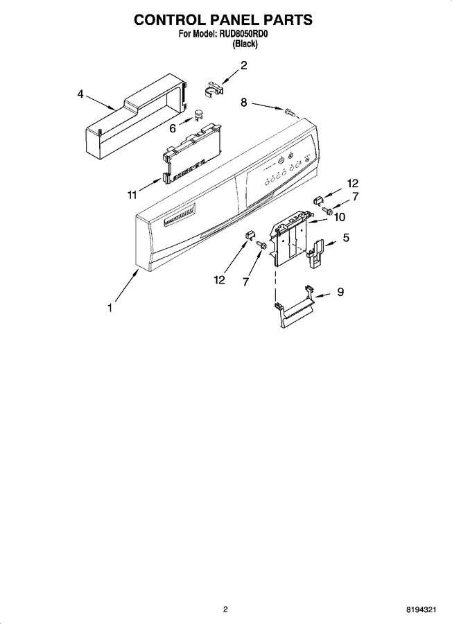 Diagram for RUD8050RD0