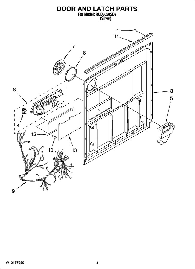 Diagram for RUD8050SD2