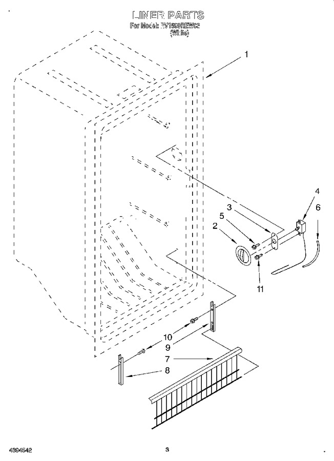 Diagram for RV1599REW03