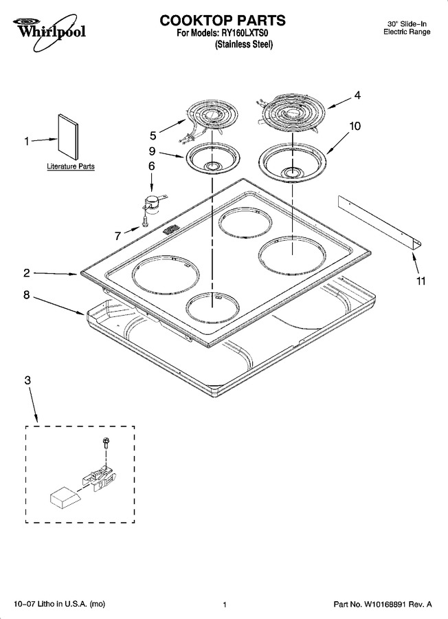 Diagram for RY160LXTS0