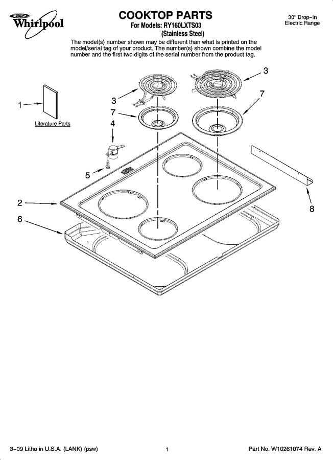 Diagram for RY160LXTS03