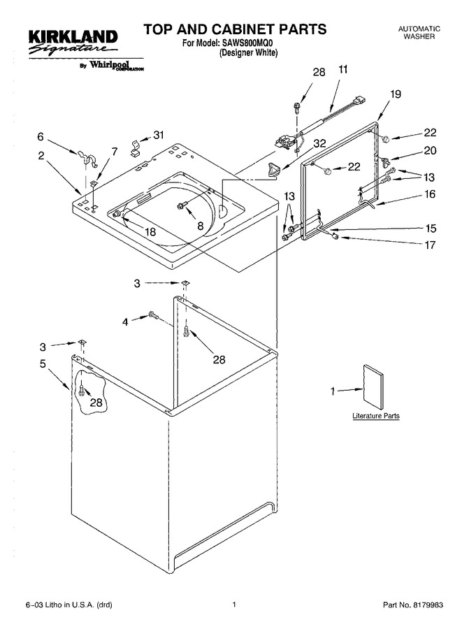 Diagram for SAWS800MQ0