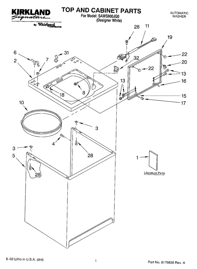 Diagram for SAWS900JQ0