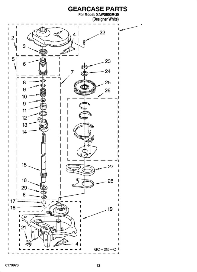 Diagram for SAWS900MQ0