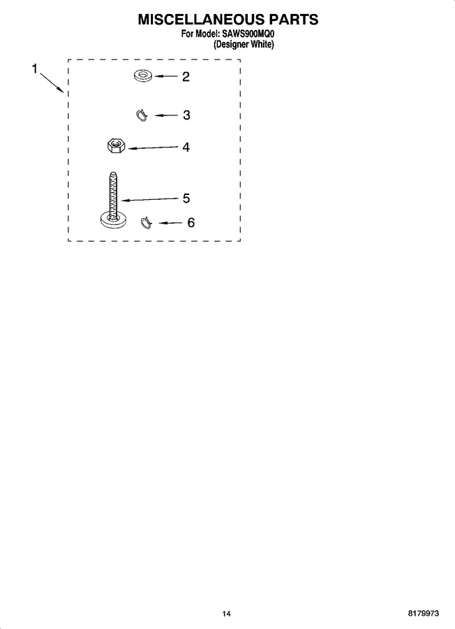 Diagram for SAWS900MQ0